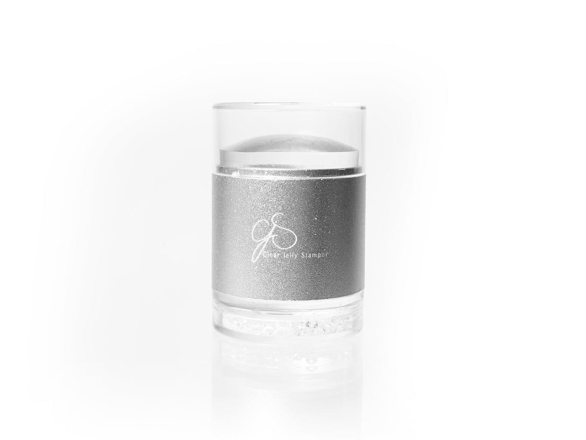Clear Jelly Stamper Big Bling XL stamper, Silver Edition