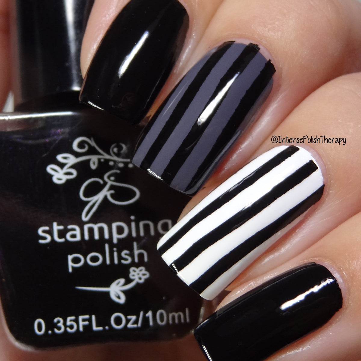 #1 More Like 1 AM Black - Nail Art Stamping Color (5 Free Formula).