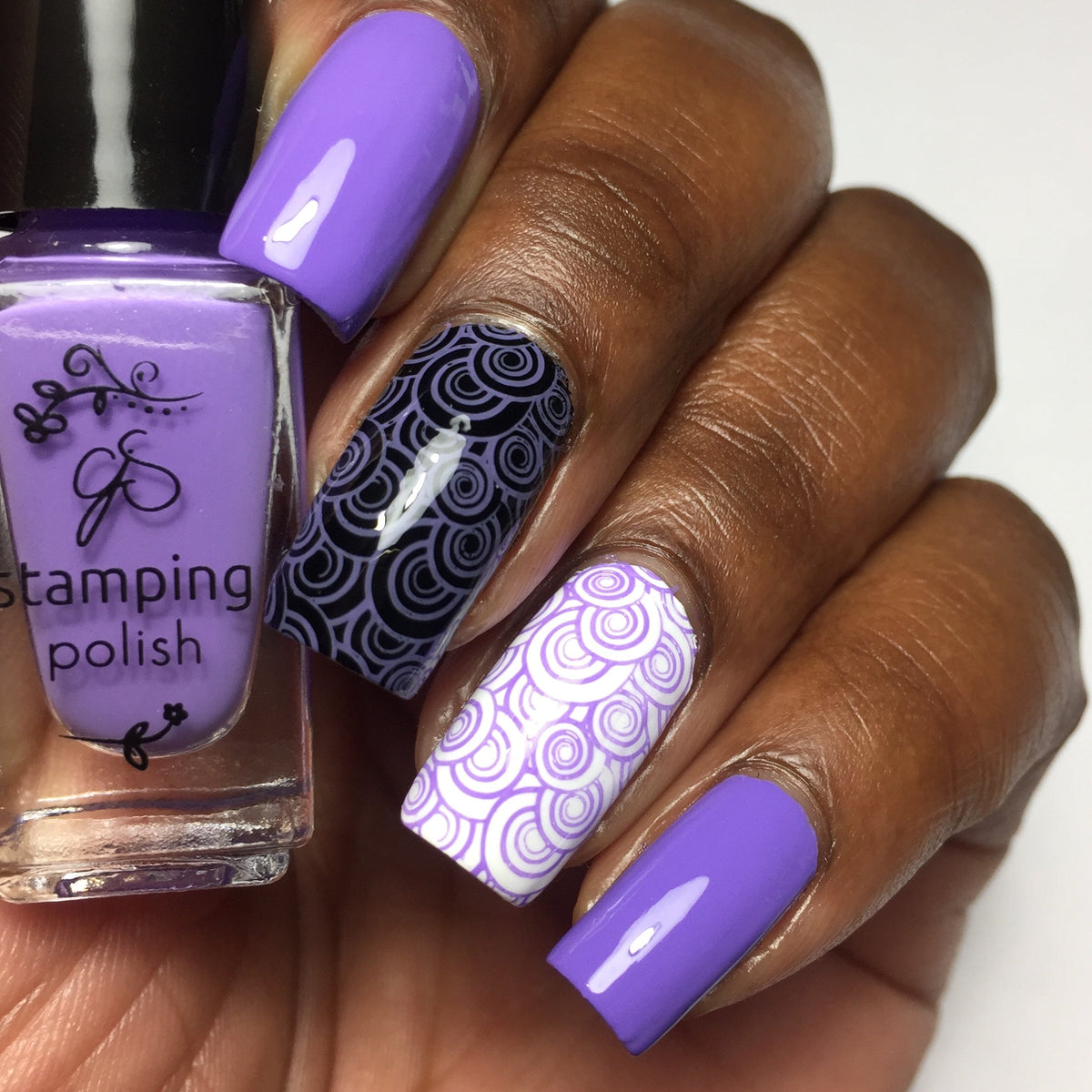#17 Lynnie Loves Lavender - Nail Art Stamping Color (5 Free Formula)