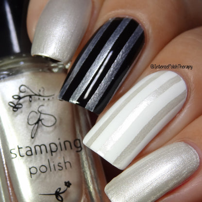 #34 Angelic White - Nail Art Stamping Color (5 Free Formula)