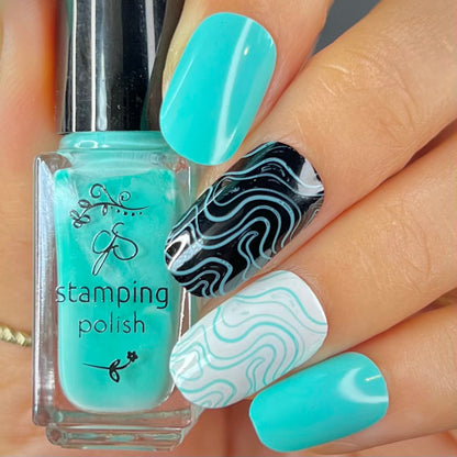#188 - Caribbean Cocktail - Nail Art Stamping Color (5 Free Formula)