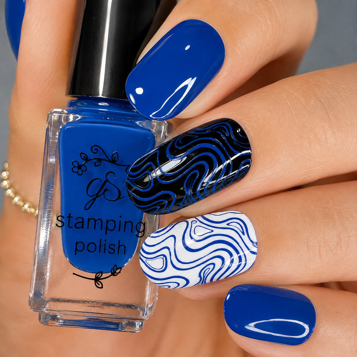 #252 Blue Raspberry - Nail Art Stamping Color