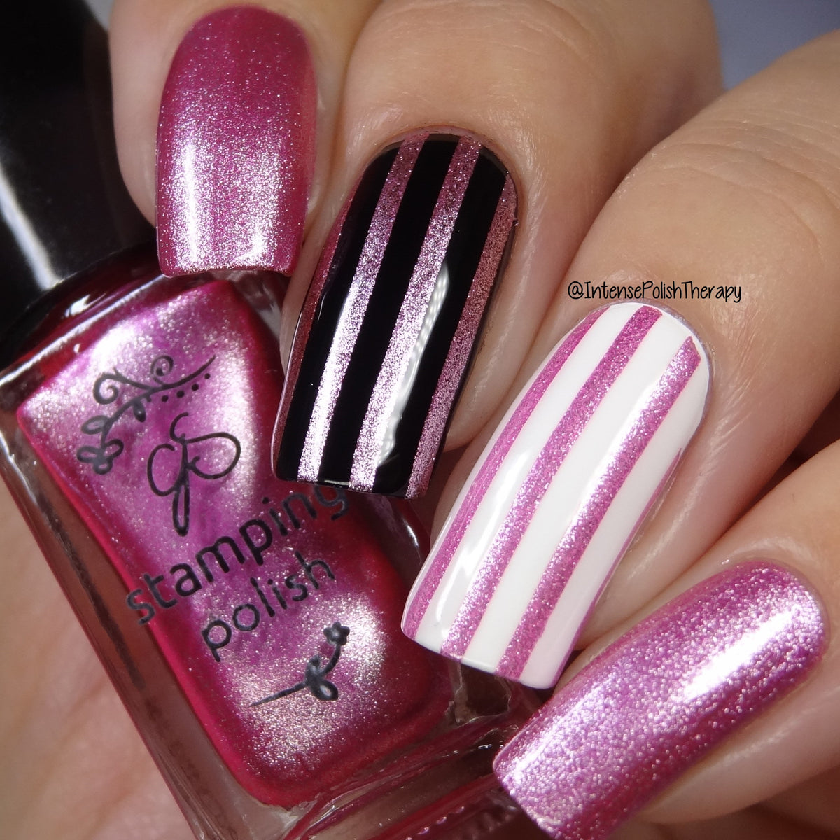 #94 Passionate Pink - Nail Art Stamping Color (5 Free Formula)