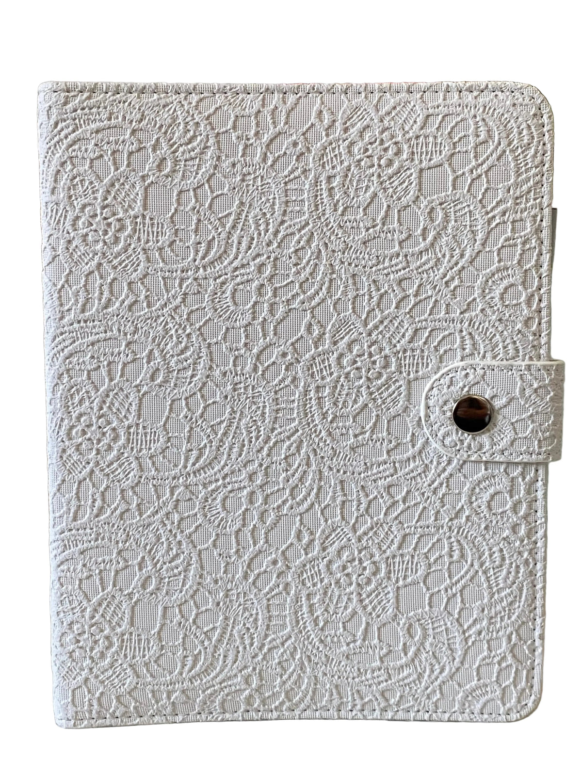 Large (6 Ring) Stamping Plate Storage Binder - Lace - Lace Haven