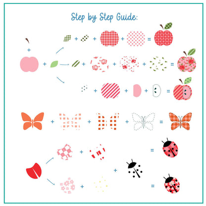 Patterned Spring - One (CjS-285) Etched Nail Art Stamping Plate