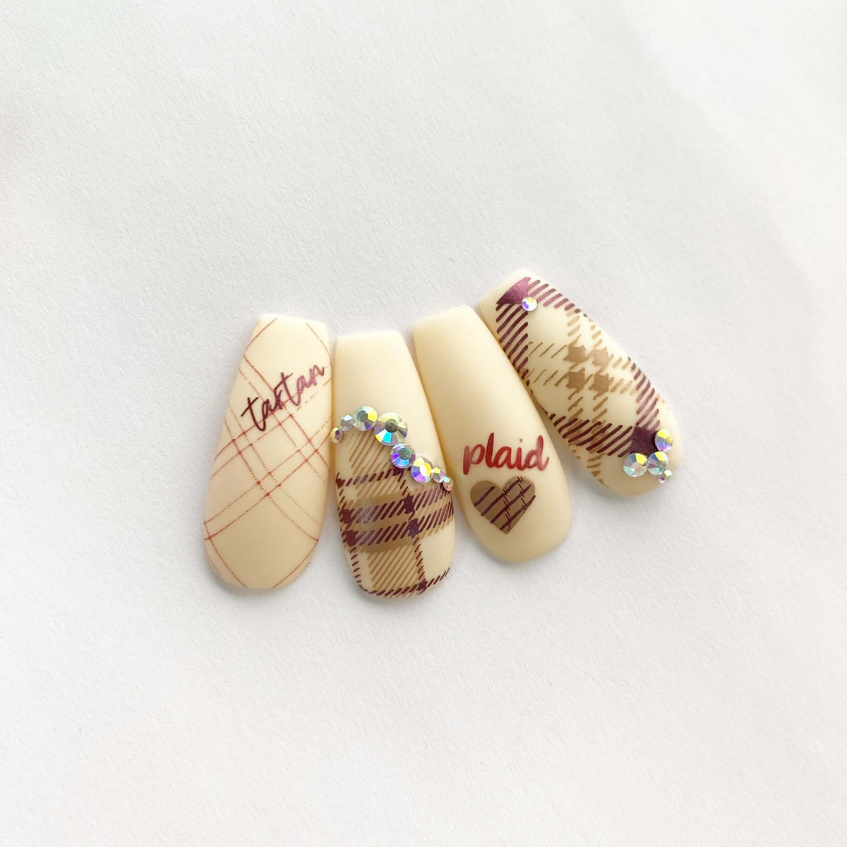 Build Your Own Plaid (CjS-276) Etched Nail Art Stamping Plate