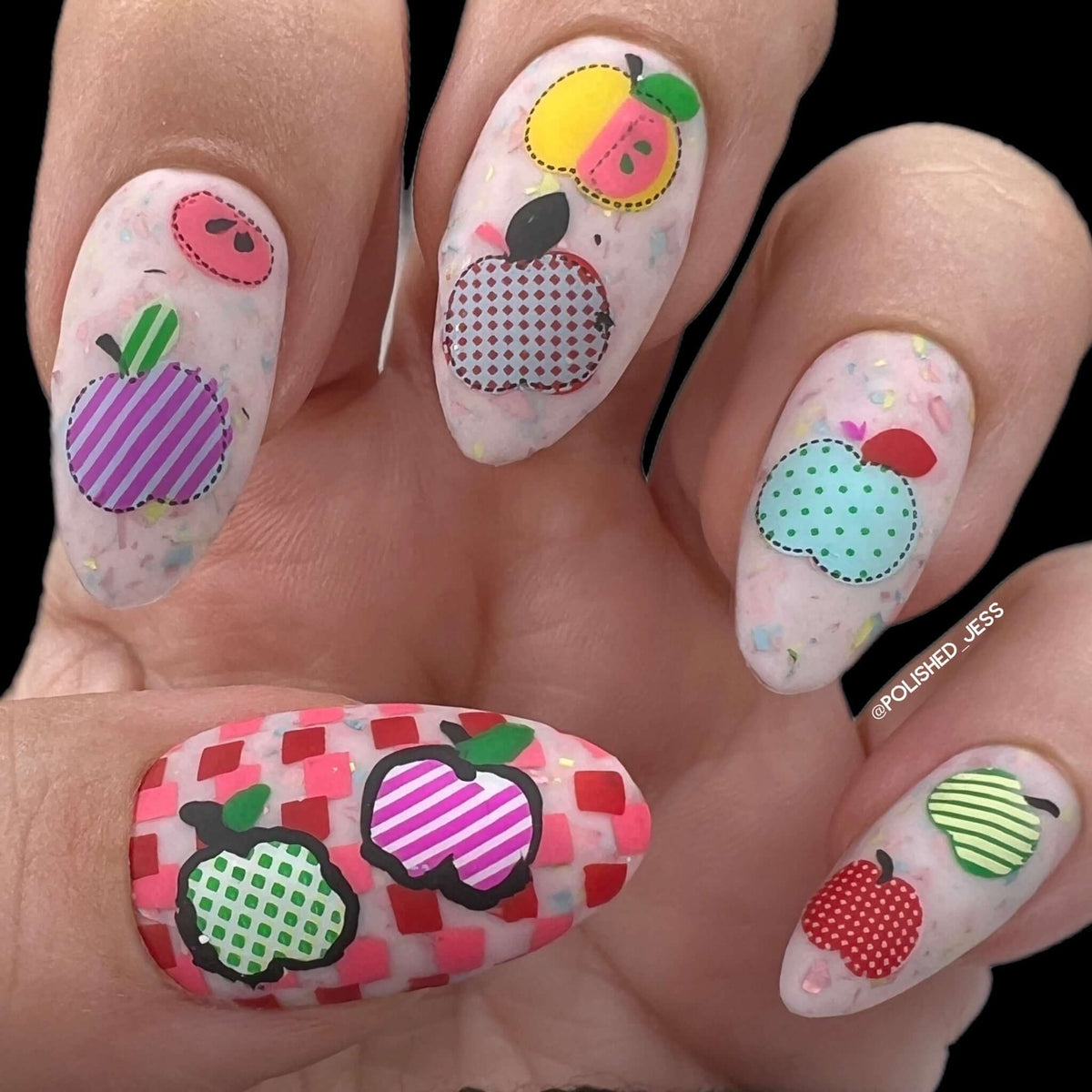 Patterned Spring - One (CjS-285) Etched Nail Art Stamping Plate