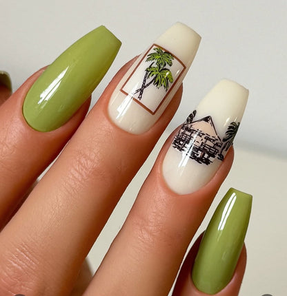 Catch Me by the Sea (CjS-380) Etched Nail Art Stamping Plate