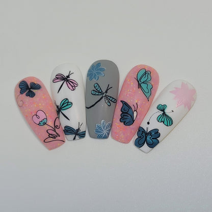 Beginner Edition (CjS-B-THREE) Etched Nail Art Stamping Plate