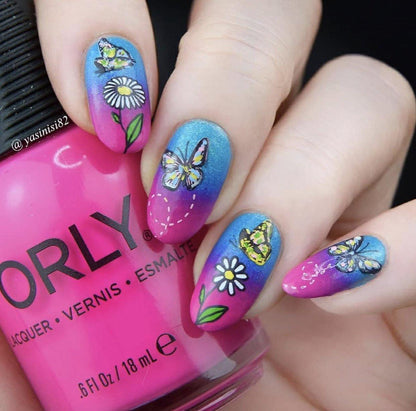 I Dream of Daisies (CjS-104) Etched Nail Art Stamping Plate