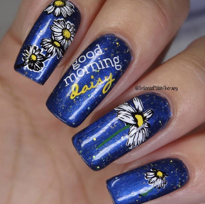 I Dream of Daisies (CjS-104) Etched Nail Art Stamping Plate