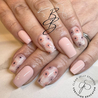 I Dream of Daisies (CjS-104) Etched Nail Art Stamping Plate