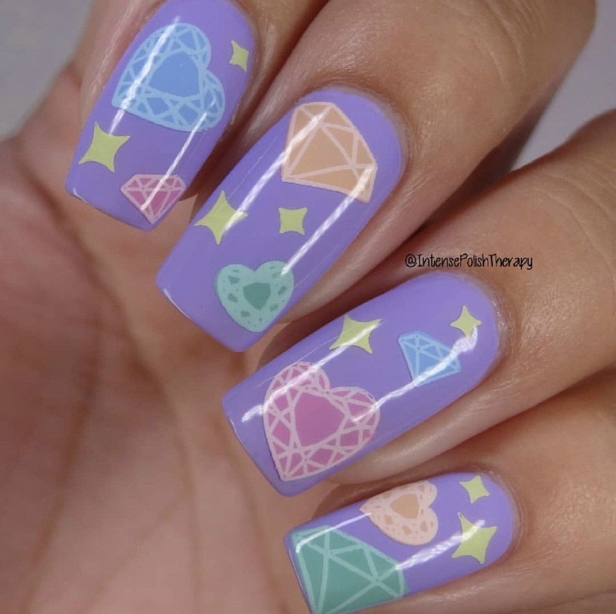 Here Comes the Bride (CjS-70) Etched Nail Art Stamping Plate