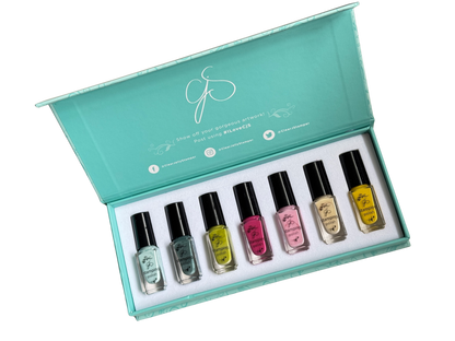 Nail Art Stamping Color Kit - Color Me In (7 Colors)
